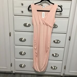 NWT BUMP BIDDY Peachy Pink Sleeveless Dress S